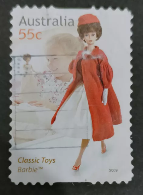 Australian Stamp USED 2009 Classic Toys Barbie