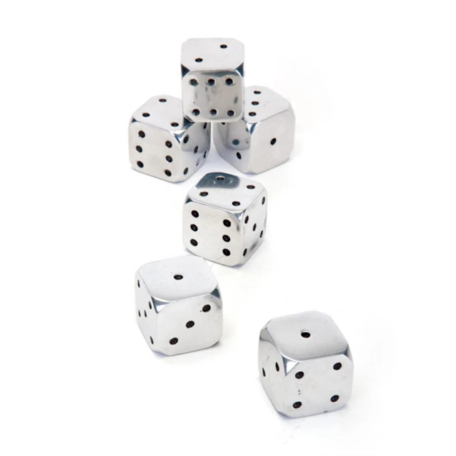 Traditional Style Set of 6 Sin City Dice Foyer, Living Room Home Decor 11472