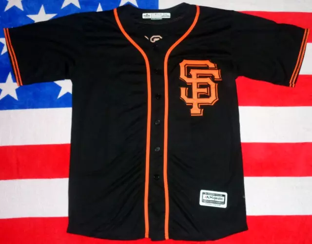 ⚾San Francisco Giants⚾Majestic⚾Mens Official MLB Baseball Jersey Shirt⚾Small⚾10⚾