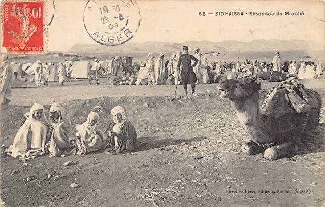 Algérie - SIDI AISSA - Ensemble du marché