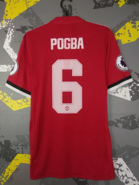 Pogba Manchester United Home football shirt 2017-2018 Adidas Adizero Mens ig93