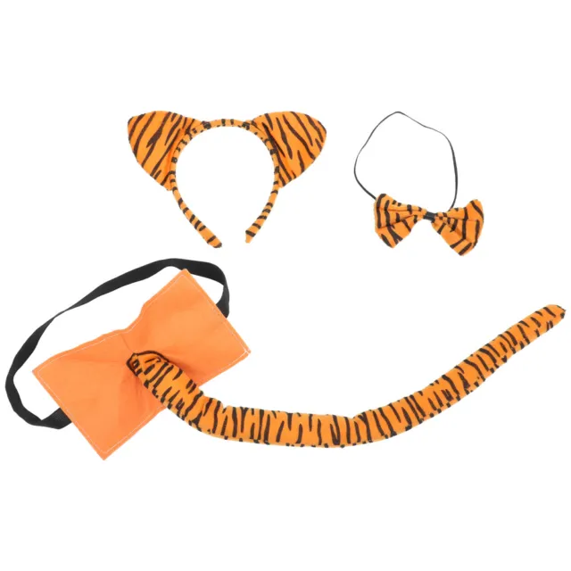 Plastic Child Kids Cosplay Costume Leopard Ears Plush Tiger