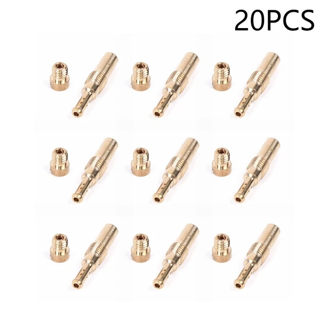 Set 20 pezzi Slow/Pilot Jet per PWK-Keihin OKO CVK 32 35 38 40 42 45 48 50 5