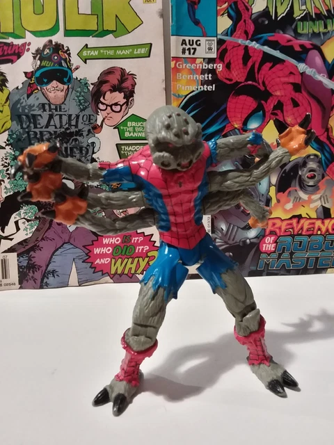 SPIDER-MAN ANIMATED SERIES Man-spider Action Figure Marvel 1995 ToyBiz