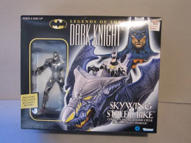 Kenner Batman Legends Of The Dark Knight Skywing Street Bike W/Excl Figure Mib