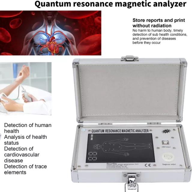 Analizador de resonancia magnética cuántica máquina herramienta de detección corporal terapia saludable