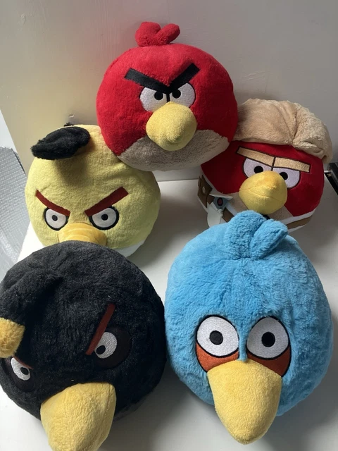 PAQUETE DE JUGUETES blandos de peluche Angry Bird EUR 25,00