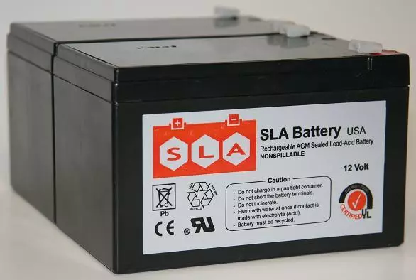 (2 Pack) - 12V 12Ah F2 Battery Replaces Rhino SLA10-12 T25, SLA 10-12 T25