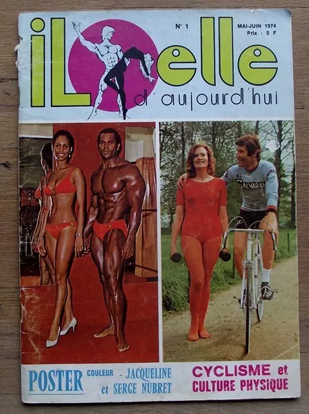 Il Elle d'aujourd'hui N° 1  , 1974,musculation, body building,