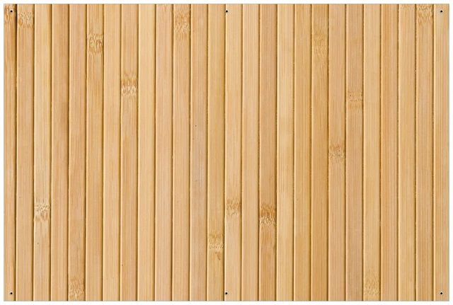 Wallario Garten Bakon Poster Zaun Sichtschutz wetterfest - Holzpanele hell holz