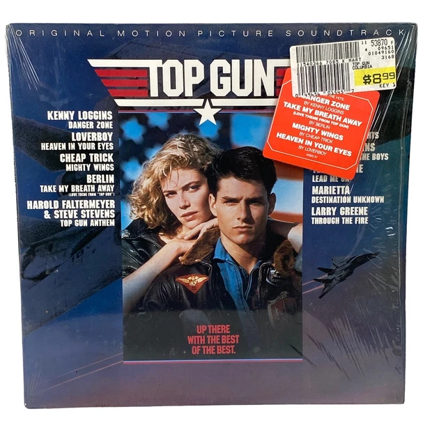 TOP GUN ORIGINAL Motion Picture Soundtrack 1986 Vinyl LP 14.90 PicClick