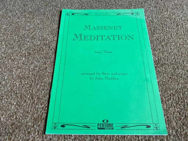 Mlf15 Blattmusik - Massenet Meditation Aus Thailand Für Flöte & Klavier