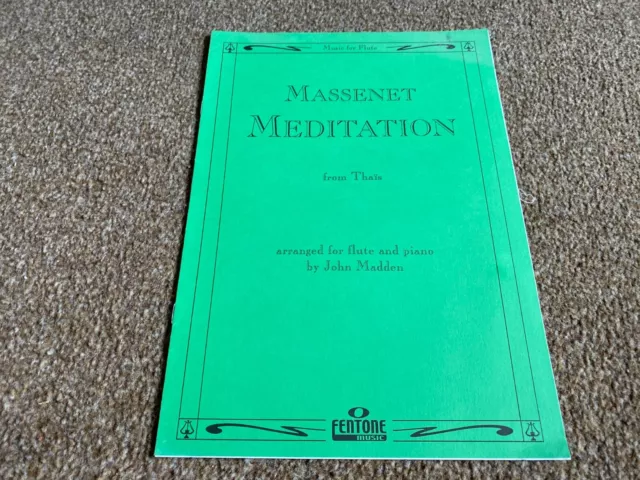 Mlf15 Sheet Music - Massenet Meditation From Thais For Flute & Piano