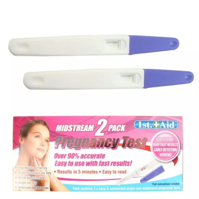 2x Midstream Pregnancy Test Early Test Pregnancy Digital Detection 99% Accuracy