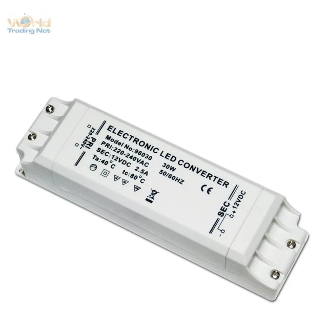 ALIMENTATORE TRASFORMATORE 30 W 2,5 A STABILIZZATO 220V 12 V DC WATERPROOF IP67 STRISCE LED DRIVER 30W ALIMENTATORE TRASFORMATORE 30 W 2,5 A STABILIZZATO 220V 12 V DC WATERPROOF IP67 STRISCE LED DRIVER 30W