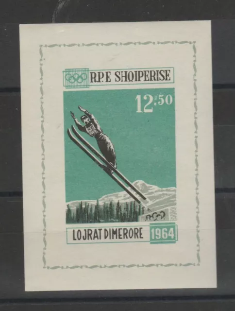 1963 Albanie Jeux Olympiques De Innsbruck 1 Paquet ND N°21 MNH MF77985