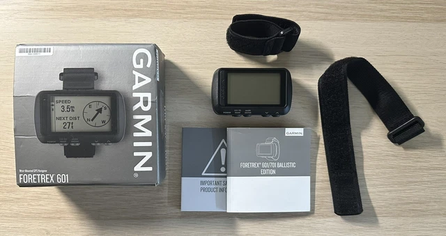 Garmin Foretrex 601 GPS-Navigationsgerät - Schwarz - kaum gebraucht mit Garantie