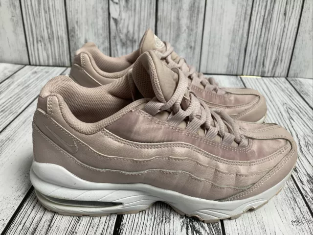 Ladies Girls Nike Air Max 95 Pale Pastel Pink Trainers Sneakers UK 5.5 EU 38.5