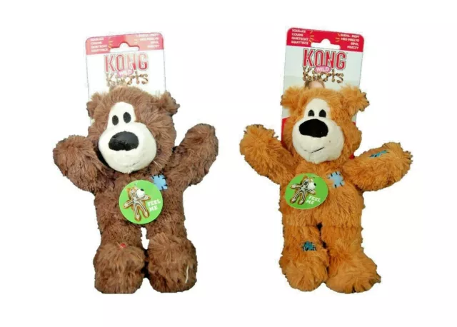 KONG Hundespielzeug Wild Knots Bears Bärchen verschiedene Größen und Farben