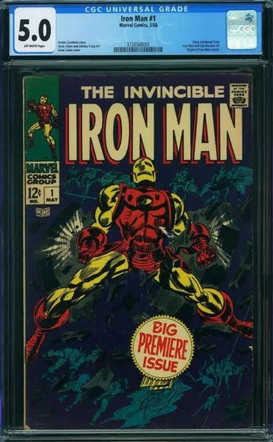 Iron Man #1 (Marvel, 1968) CGC 5.0