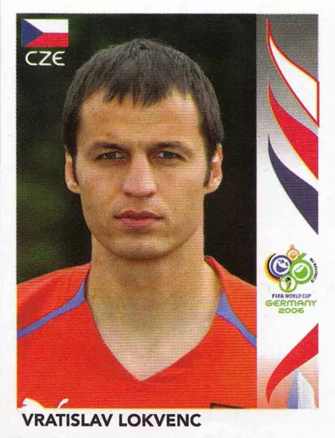 Panini Sticker Fußball WM 2006 Nr. 377 Vratislav Lokvenc CZE Ceska Republika NEU