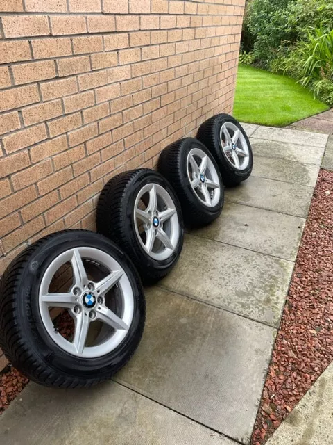 Genuine BMW F20 1 series 16" alloy wheels with Hankook winter tyres