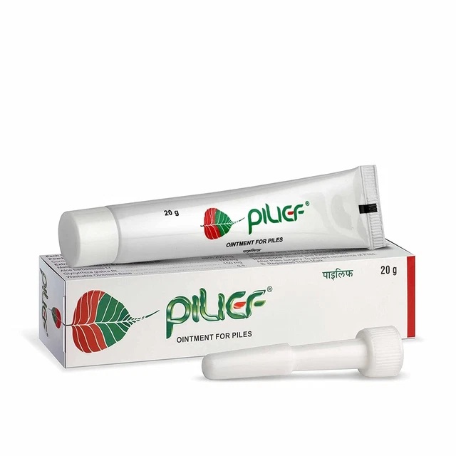 Charak Pharma Pilief Ungüento para pilas relacionadas con dolor y picazón paquete de 2 20 g