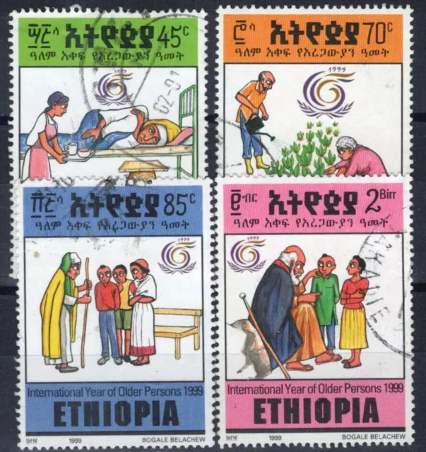 Ethiopia 1525-1528 MNH Internation Year of Older Persons ZAYIX 0124M0363M