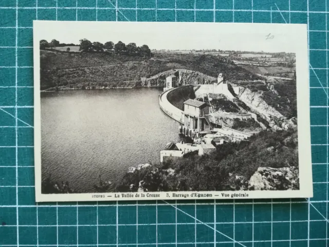Xf113 CPA Circa 1920 Valley Of Hollow - View General Dam D'Éguzan