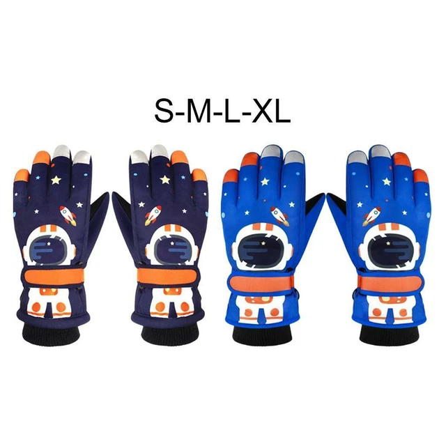 Bambini Bambini Inverno Neve Guanti Caldi Ragazzi Ragazze Sci Snowboard