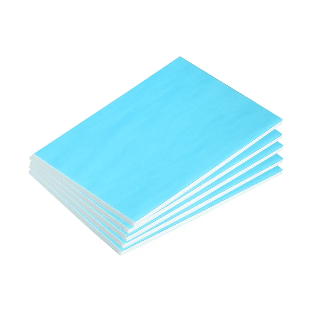 Hoja de espuma de 6"" x 8"" para tablas de espuma artesanales hojas de papel de espuma, azul 5 piezas