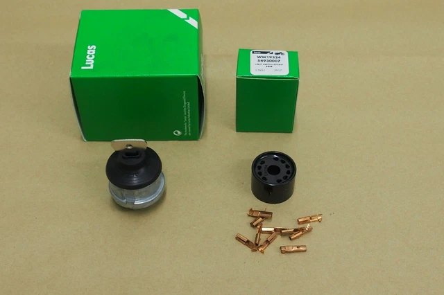 Lucas 34055 PLC6 Ignition & Light Switch – Classic MG TA TB TC, Land Rover & Motorcycle (Made In UK)