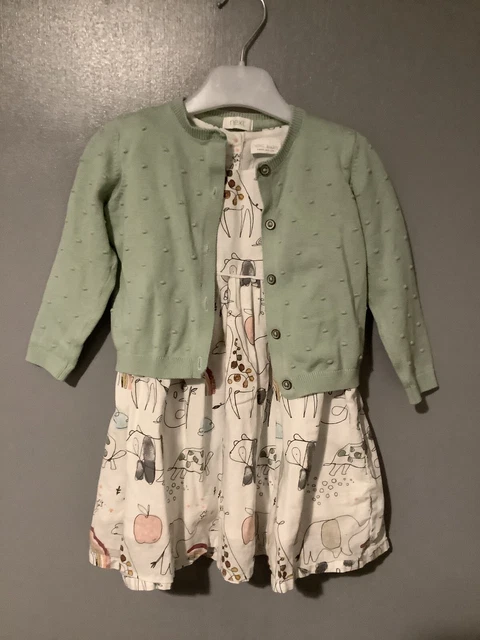 Next/F&F/Primark/H&M Baby Girls Bundle X 5 @ Dresses/ Playsuit Age 12-18 Months 2