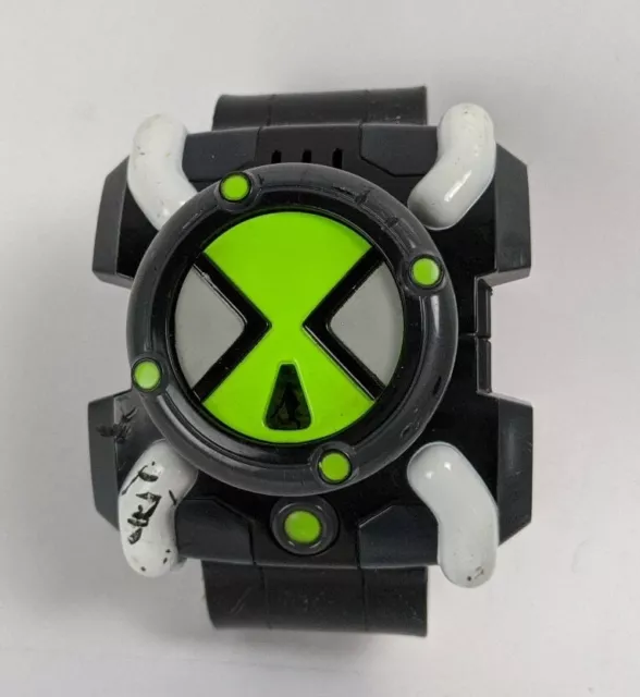 Ben 10 Ultimate Omnitrix FX Watch Bandai 2008 w/ 3 Crystals Aliens Light  Sounds