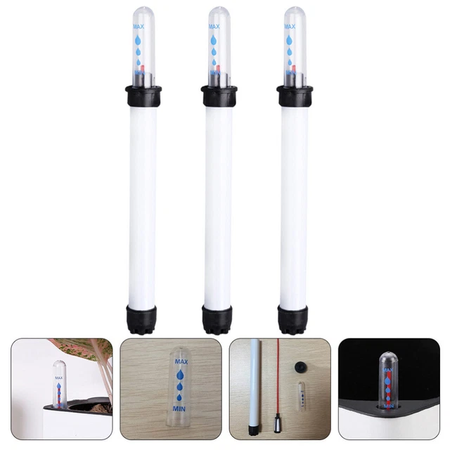 3pcs Professionelle Haushalt Bequem Blumentopf Float Wasser Display Gauge 8