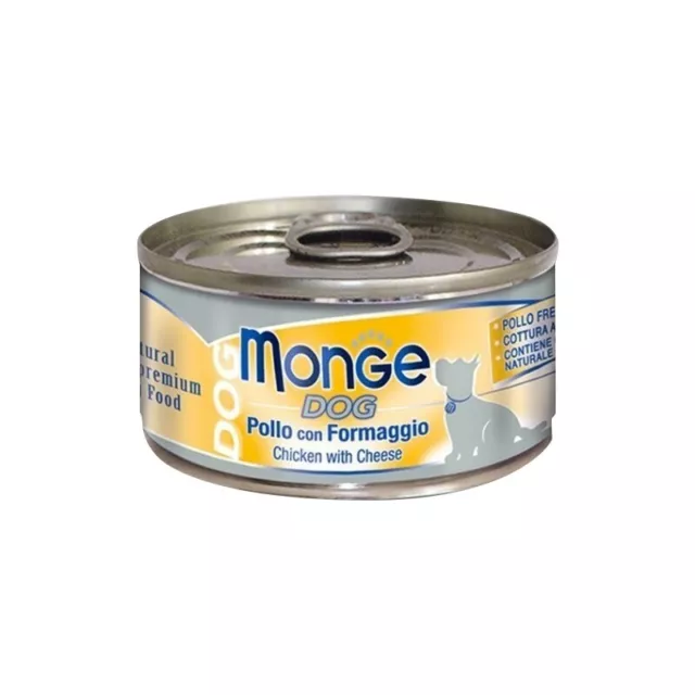 MONGE Natural Superpremium Quality Dog - Wet Food for dogs 24 to 95 g cans
