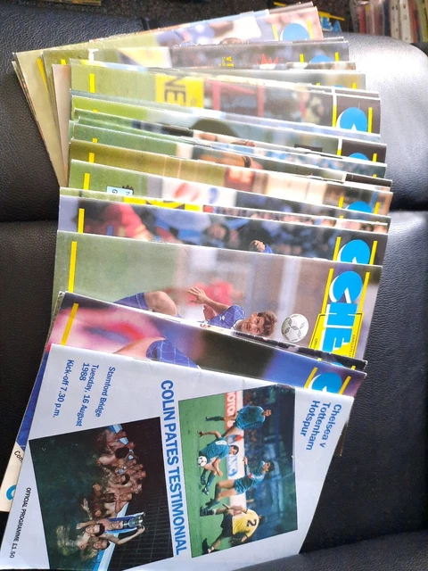 28 CHELSEA FC Home programmes Season 2088/89 £24.99 - PicClick UK