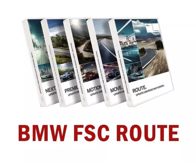 BMW FSC Code ROUTE map update for All Region *NO MAP DATA *