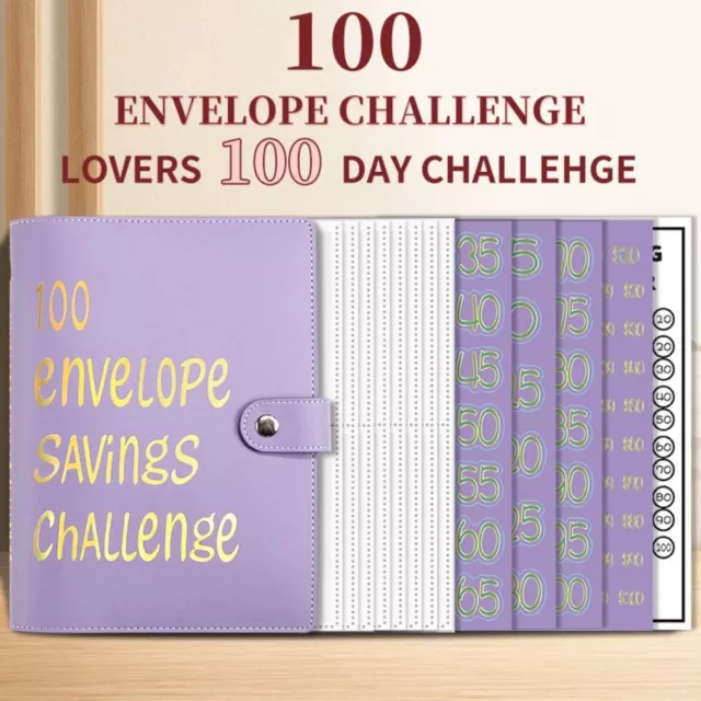 with Cash Envelopes Savings Challenges Sheets Paper Budget Binder  Couples