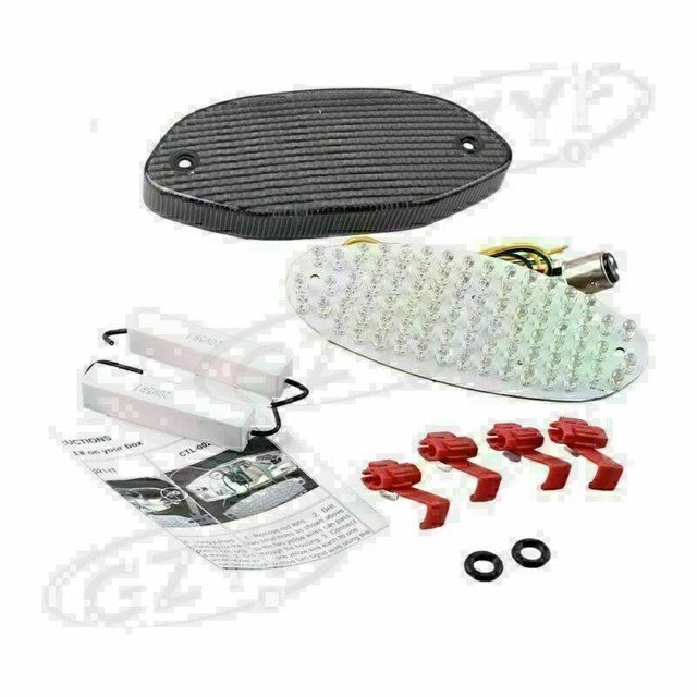 Lampada freno posteriore LED fanale posteriore luce di corsa lente fumo adatta BMW F650CS 01-04