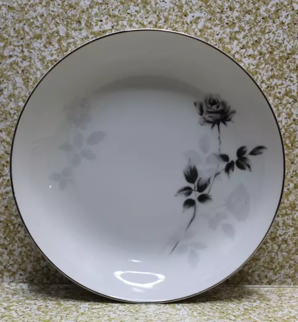 Momoyama Black Rose china soup bowl 7.5 inches serving bowl NO CHIPS, NO CRACKS