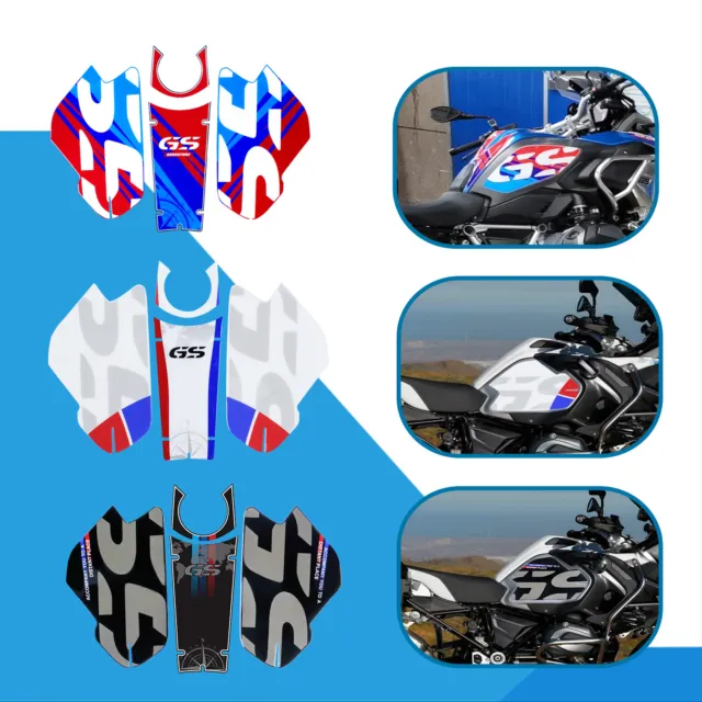 Gas Fuel Tank Side Pad Decal 3D Gel Stickers For R1200GS 14-18 R1250GS ADV 2019+