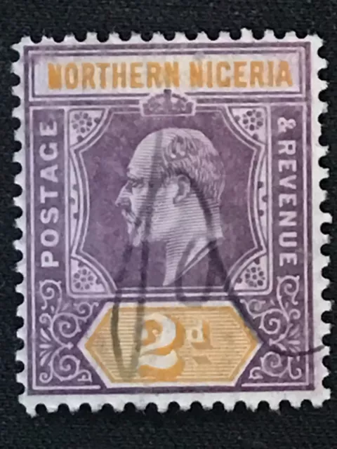 Northern Nigeria SC #21a Used Chalky Paper 1906