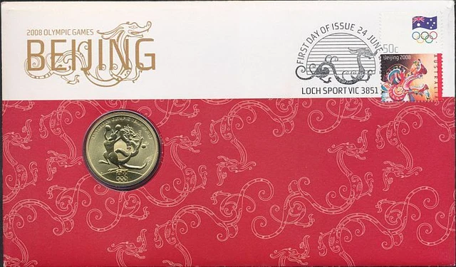 Australia: 2008 Beijing Olympics $1 PNC Cat $20