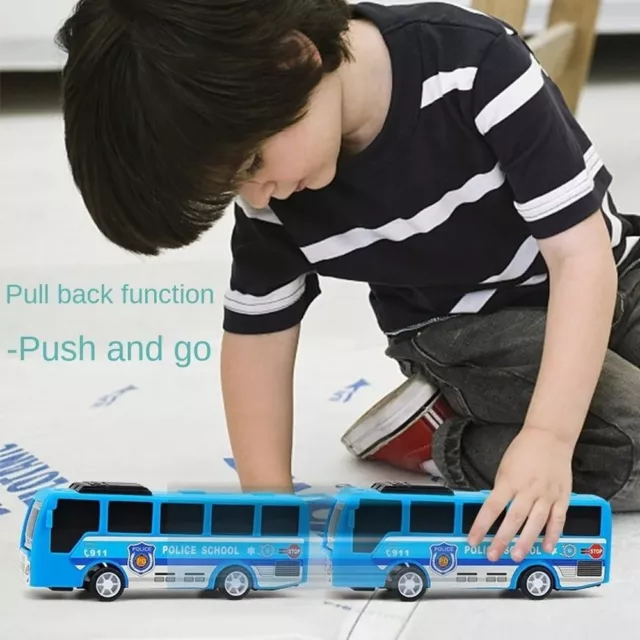 4 Wheels Mini Bus Model Toy Vehicle Model Simulate Car Model  Kids Gift