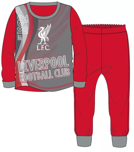 Boys Official Liverpool FC LFC Pyjamas Pyjamas Pjs Kids Children's 3 4 6 8 10 12