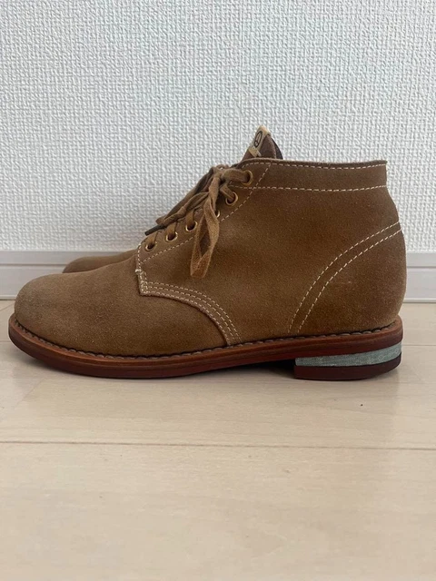 VISVIM BRIGADIER MID FOLK leather boots LT.brown US 9.0 £486.03 ...