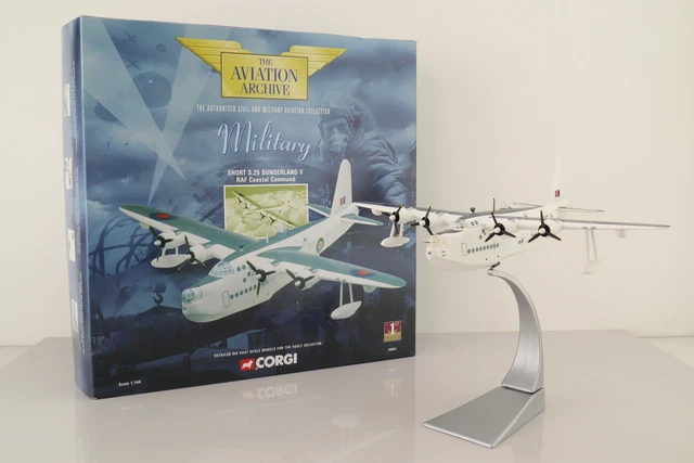 Corgi 48801; Short Sunderland Flying Boat; RAF Coastal Command; Excellent Boxed