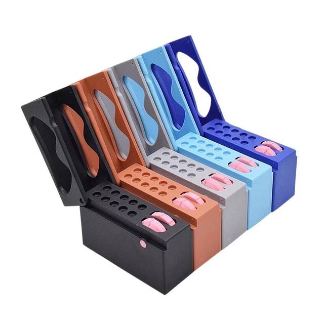 Dental 10 Holes Endo Files Holder with Memory Autoclavable Endo Box1301