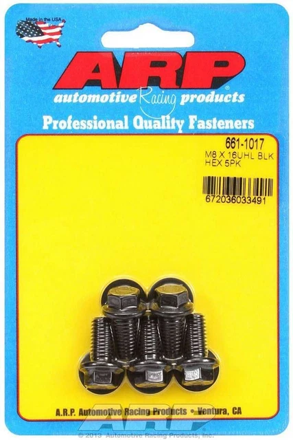 Arp Bolt Kit - 6pt. (5) 8mm x 1.25 x 16mm 661-1017